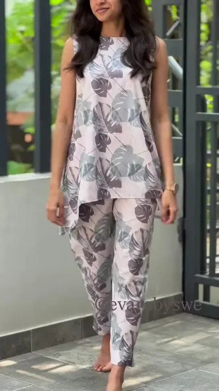 Tropical-Breeze-Sleeveless-Co-ord-Set-Light-Breezy-Stylish